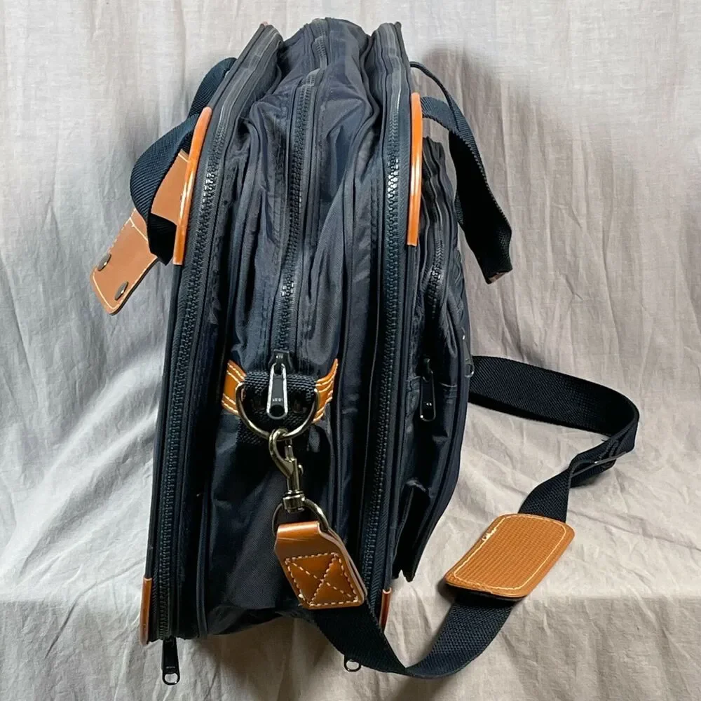 Jordache Canvas Large Carry On Shoulder Messenger Bag Travel Weekender Vintage